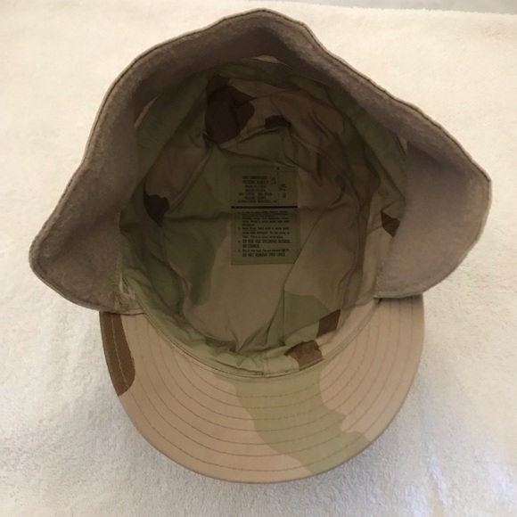 U.S. Military Issue Camouflage Fitted 7-1/8 Winter Cotton Cap - Picture 11 of 13